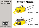 Thumbnail McCulloch 250 & 300 Chain Saw Owners & Operators Manual Thumbnail McCulloch 250 & 300 Chain Saw Owners & Operators Manual